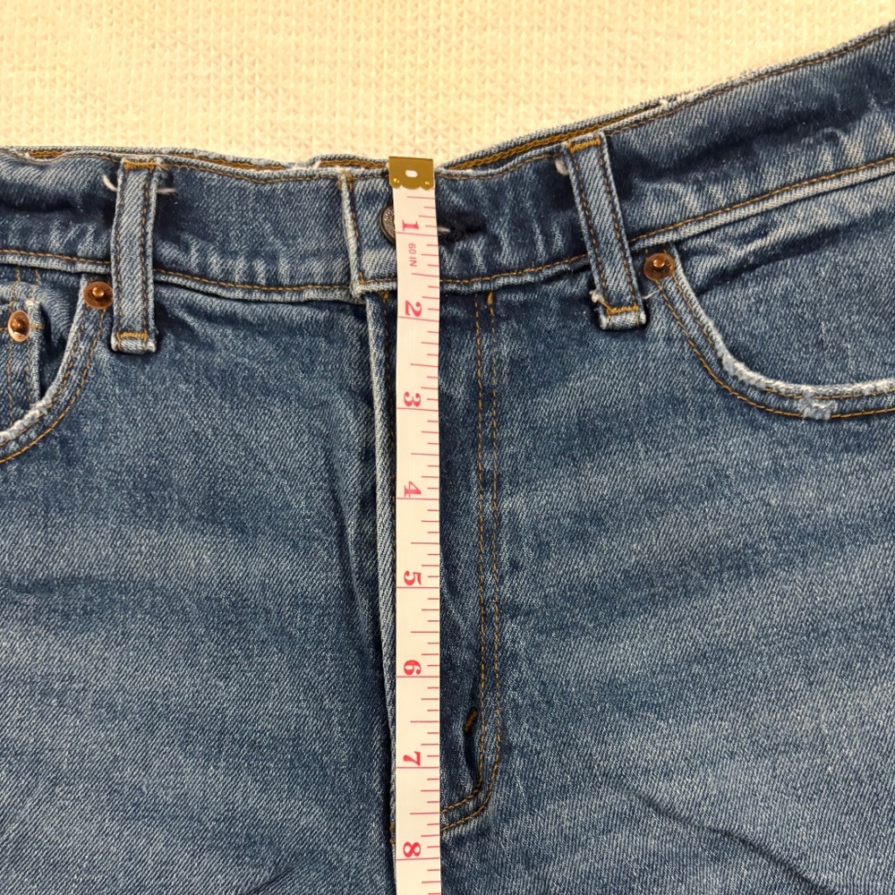 Abercrombie & Fitch Distressed Denim Shorts Sz 27/4 - Picture 6 of 6